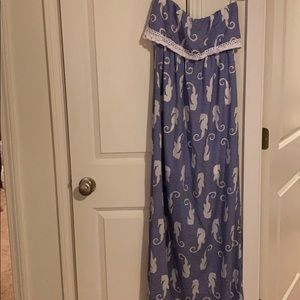 Strapless Maxi Dress